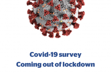 coronvirus image on cover of a report