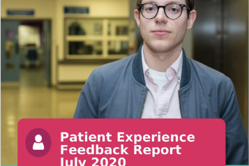 Patient feedback report cover 