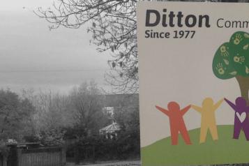 Ditton Community Centre sign