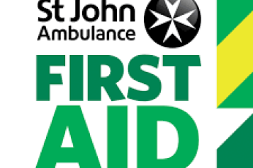 St. John Ambulance logo 'First Aid' 