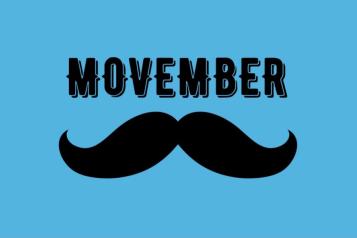 'Movember' Moustache image. 