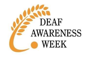 'Deaf awareness Week'