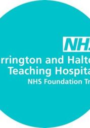 NHS logo. Reads Warrington and Halton Teaching Hospitals NHS Foundation Trust.